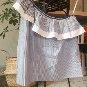 ⚡️FLASH SALE⚡️J. Crew One-Shoulder Ruffle Blouse